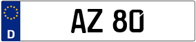 Truck License Plate